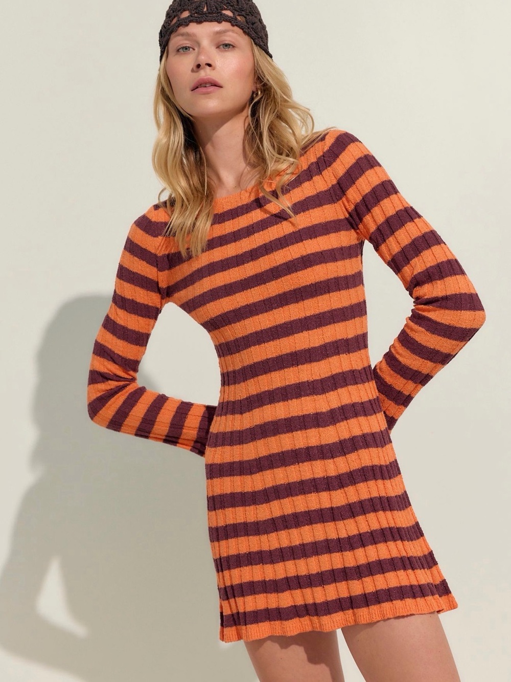 Free People Junie Sweater Mini Dress Size M